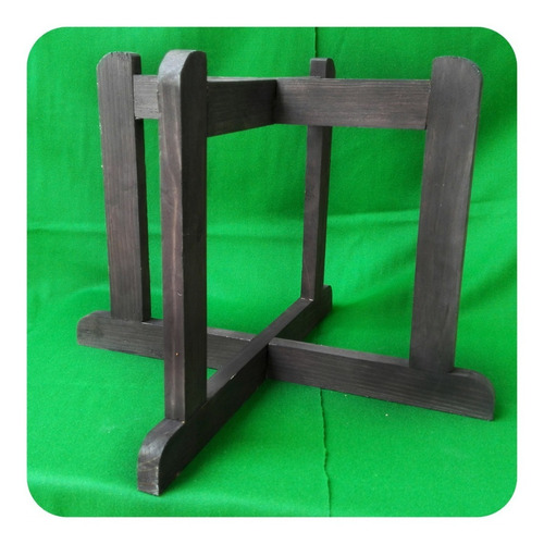 Imagen 2 de 2 de Base Chica De Madera Para Garrafón Dispensador De Agua Bs