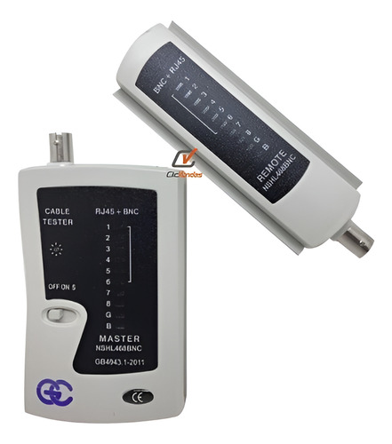 Testador Rj45 Cabos Rede Lan Internet Utp Rj11 C/bolsa