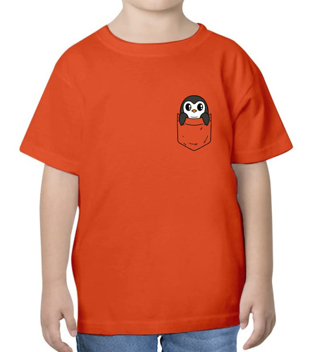 Playera Cartoon - Niño - Pingüino De Bolsillo