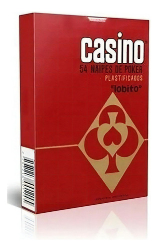 Naipes Casino Poker Mazo X 54 Cartas color Rojo o Celeste