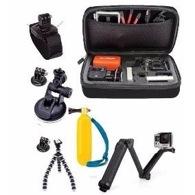 Kit Acessórios Hero Black 8 7 6 5 2 3+ 4 Bastão 3 Way Maleta