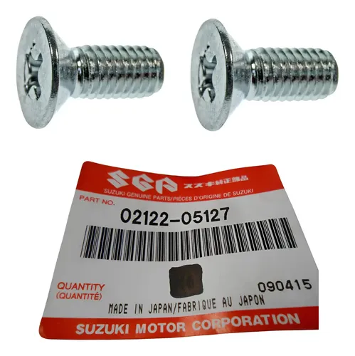 2 Parafuso Aro Farol Suzuki Gn 125 Intruder 250 Gs500 Bandit