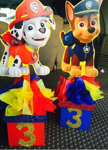 Centros De Mesa Paw Patrol