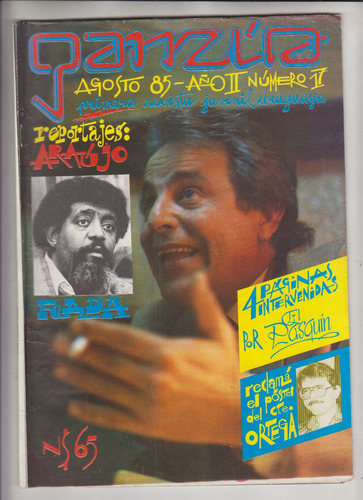 1985 Uruguay Apertura Revista Joven Ganzua N° 17 Izquierda 