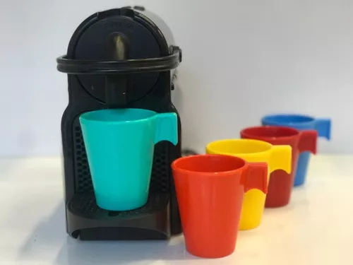 Taza Nespresso Plastico Jarrito Cafe Colores Bebidas