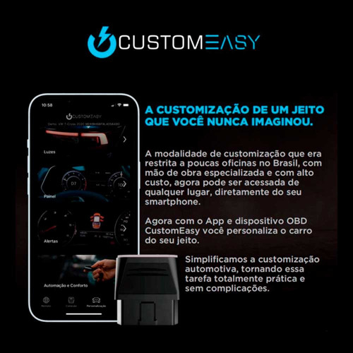 Dispositivo De Customização Faaftech - Custom Easy Obd-ii