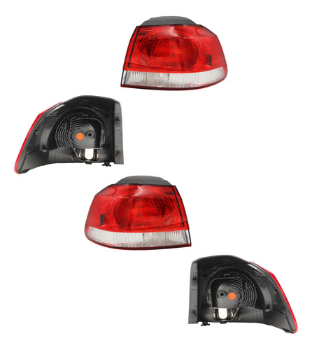 2 Calaveras Claras Exterior Dfzn Golf A6 Gti 2010 2011 2012