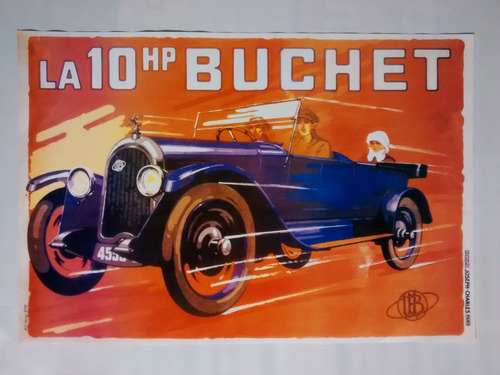 Póster La 10 Hp Buchet Vintage 