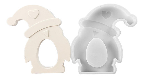 Molde De Silicona Con Forma De Pingüino Hecho A Mano Con For