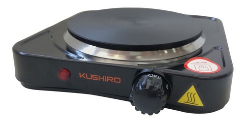 Imagen 3 de 3 de Anafe eléctrico Kushiro AEK-1000 negro 220V
