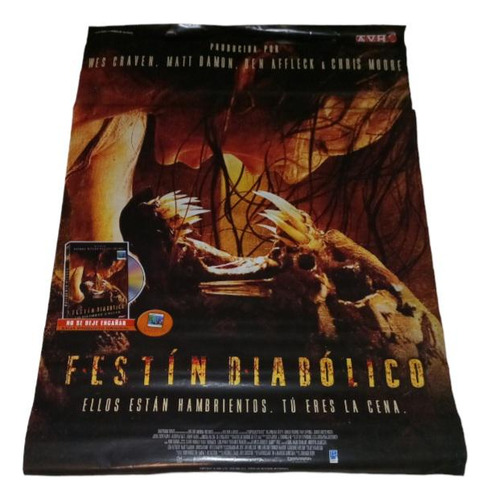 Festín Diabolico!! Poster De Videoclub Original Terror!!