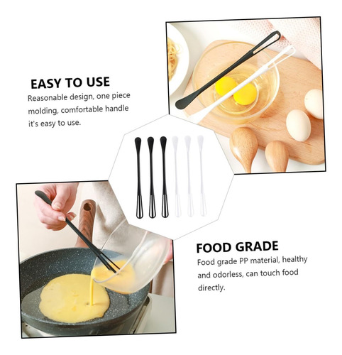 6 Mini Batidores De Manuales Para Mini De Cocina De Salsa