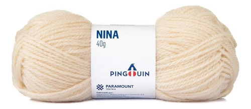 Lã Nina Pingouin 40g - Kit (pacote) Com 5 Novelos Cor 0049 - NUVEM