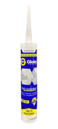 Silicon Transparente De Cartucho 280ml Globy Tools