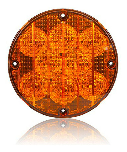 Maxxima M90070y Amber 7  Led De Advertencia De Emergencia Le
