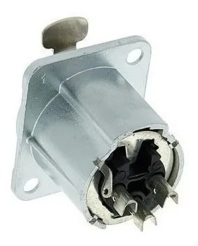Imagen 2 de 10 de Conector Canon Xlr Hembra Chasis Metal - Seetronic Mk3f2c