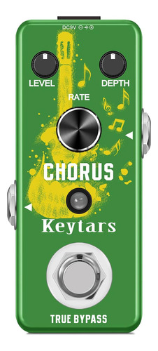 Keytars Pedal De Efecto De Guitarra Analógica Para Bajo De G