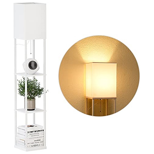 Lámpara De Pie Con Bombilla Led Regulable De 3 Vías
