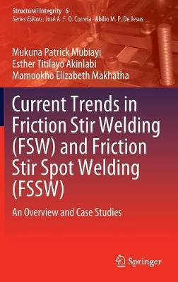 Libro Current Trends In Friction Stir Welding (fsw) And F...