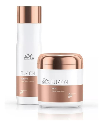 Kit Wella Fusion Shampoo 250 Ml Mascara 150ml