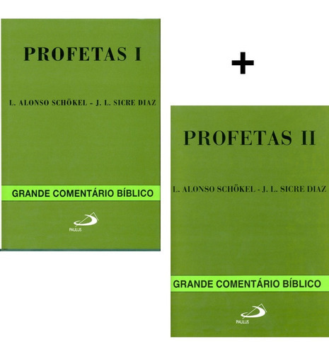 Profetas I + Profetas Ii, De L. Alonso Schokel - J. L. Sicre Diaz., Vol. Iii. Editora Paulus, Capa Dura Em Português, 2004