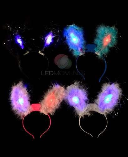 Imagen 3 de 10 de Vinchas Surtidas Led Combo Luminoso Pack Cotillon X10