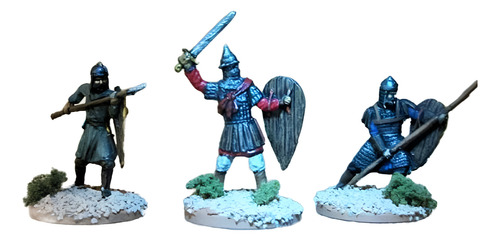 Maqueta Infantería Bizantina, 1/72, Siglos 10-13, 48 Figs Jp (Usado)