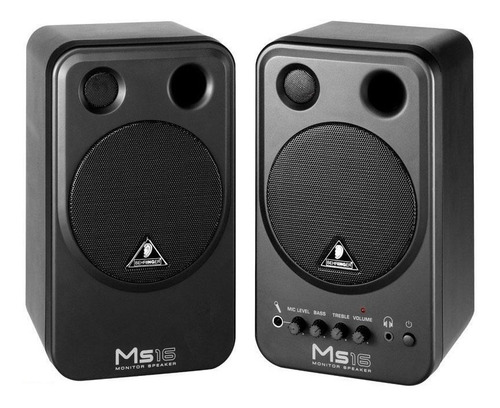 Par De Monitores Home Studio 4 Estudio Casa Behringer Ms16