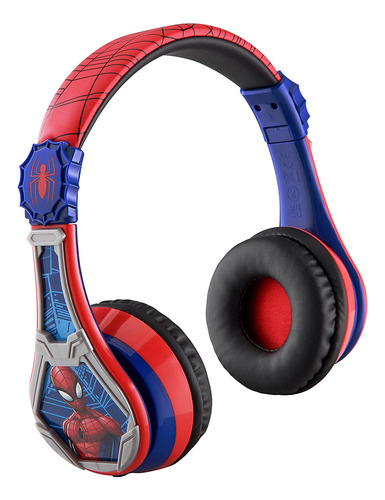 Auriculares Ekids Spiderman Inalámbricos Bluetooth Con Micró