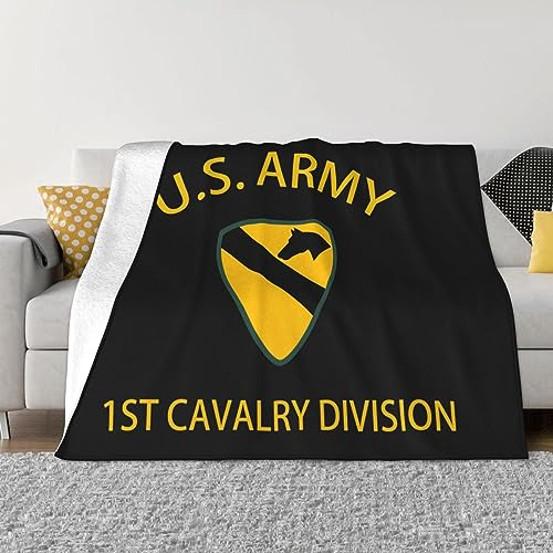 Manta Ultra Suave Ejército 1ra División Caballería Usa