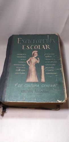 Antigua Enciclopedia Escolar Año 1953