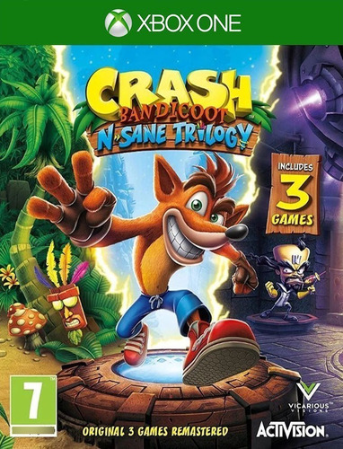 Crash Bandicoot Trilogy Xbox One - 25 Dígitos (envio Flash)