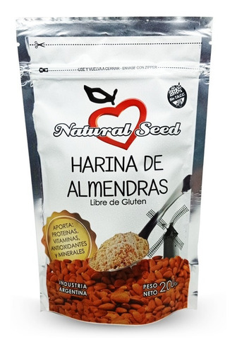 Natural Seed Harina De Almendras 