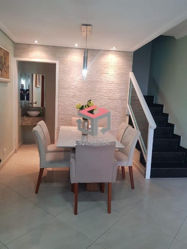 Imagem 2 de 24 de Excelente Sobrado À Venda, 03 Dormitórios, 3 Vagas - Parque Das Nações - Santo André - 53091