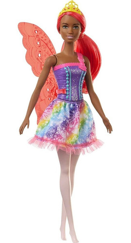 Barbie Dreamtopia Hadas Corona Y Alas Desmontables