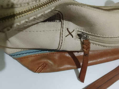 Bolsa The Sak Hombro Adultos Color Cafe-crema Crema Lisa Níquel Marrón (Usado)