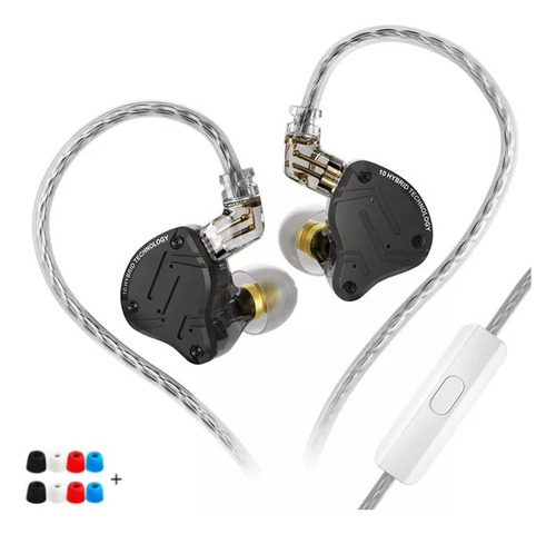 Kz Zs10 Pro X  Audifonos Hifi Modelo Mejorado Con Micrófono