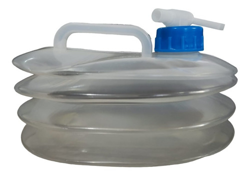 Recipiente Botella Plástico 2 Litros Plegable Agua Portátil