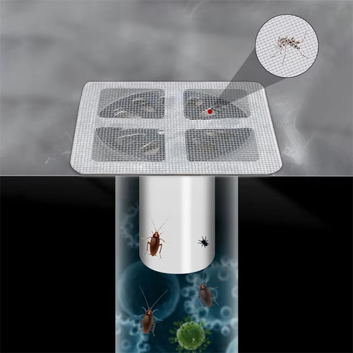 Recogedor De Pelo Desechable De Malla Para Desagüe De Ducha,