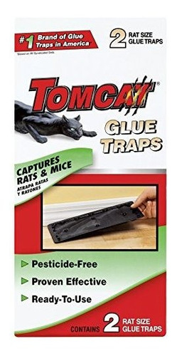 Tamaño Tomcat Rat Glue Traps, 2-pack (fórmula Original).