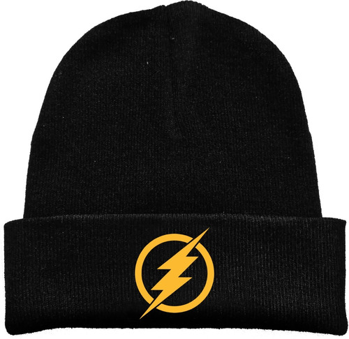 Gorro Lana Flash Comic Heroe Tv Estampado Urbanoz 