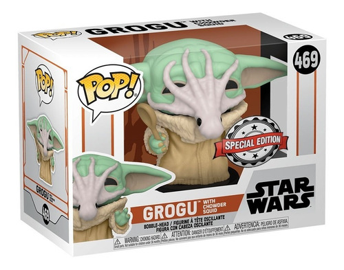 Funko Pop! The Mandalorian - Grogu With Chowder Squid #469