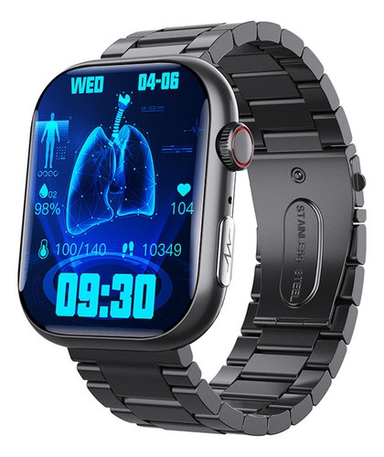 Reloj Inteligente F100 Con Bluetooth Call Ecg Hrv De 24 Hora