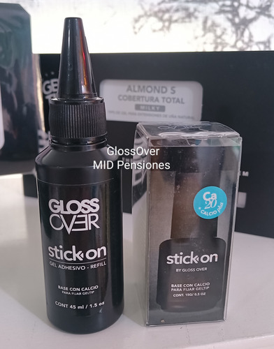 Refill Para Stickon Pegamento Geltip Gloss Over 45ml Presson