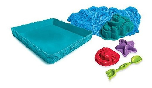 Imagen 5 de 8 de Kinetic Sand Sandcastle Set With 1lb Of Sand, Molds And Tool