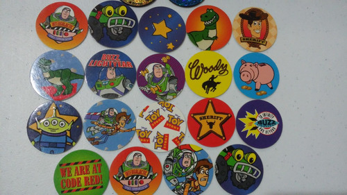 Lote 24 Toy Story Caps/tazos Panini Hechos En Iltalia