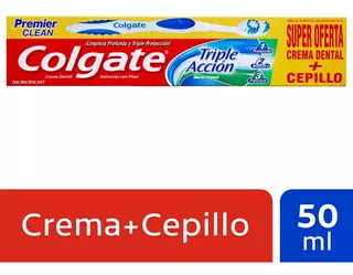 Crema Y Cepillo Dental Colgate Triple Acc - g a $70