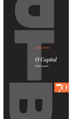 Livro Capital, O - Edicao Popular
