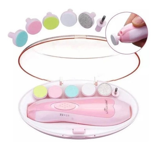 Kit Lima De Uñas Para Bebe Eléctrico Cortador De Uñas Bebe