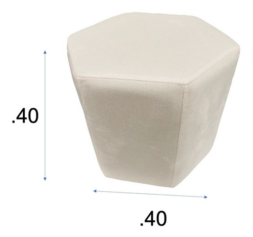 Taburete Poltrone Modelo Esagono Set De 3